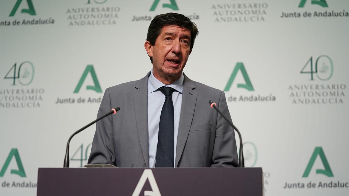 Juan Marín, consejero de Turismo