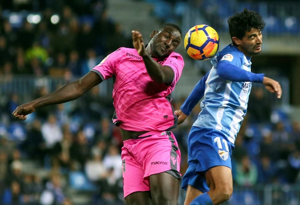 Málaga - Levante, en imágenes