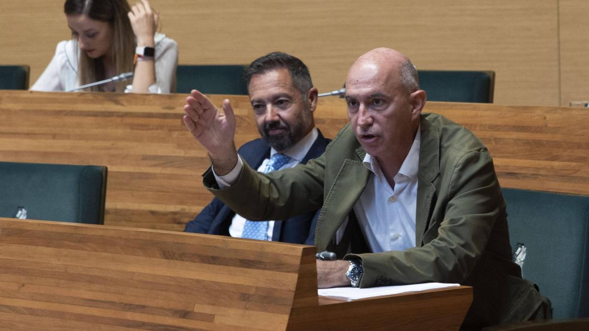 José Gosálvez en el pleno municipal.