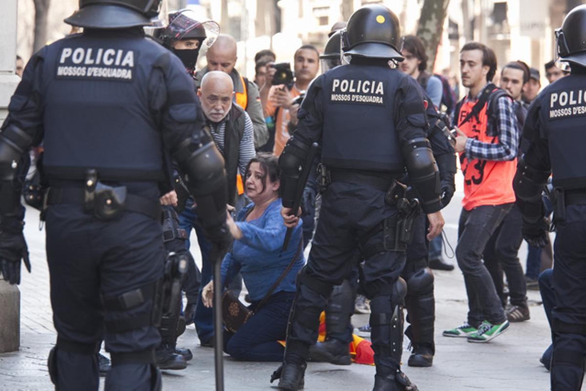 Los incidentes del 29-M, vistos por Joan Puig.