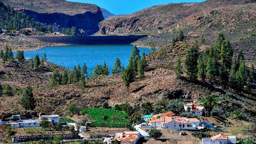 Presa de Chira, en el municipio de San Bartolomé de Tirajana.