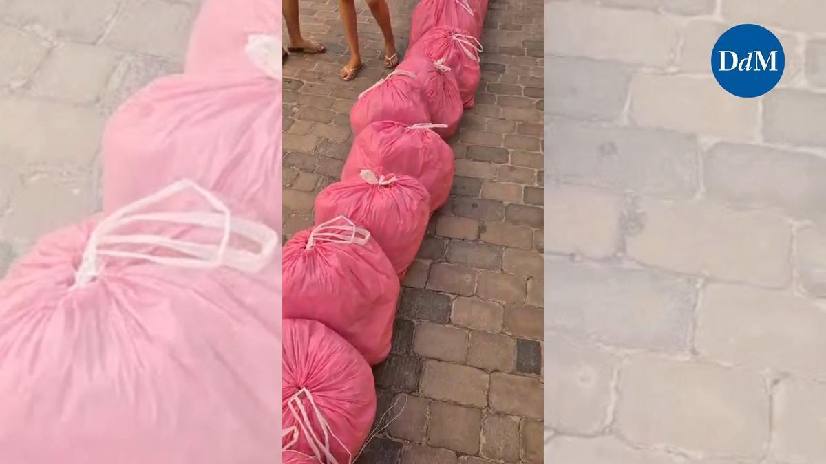 La ArtNit de Campos convierte 365 bolsas de basura en una llamada a la acción ambiental