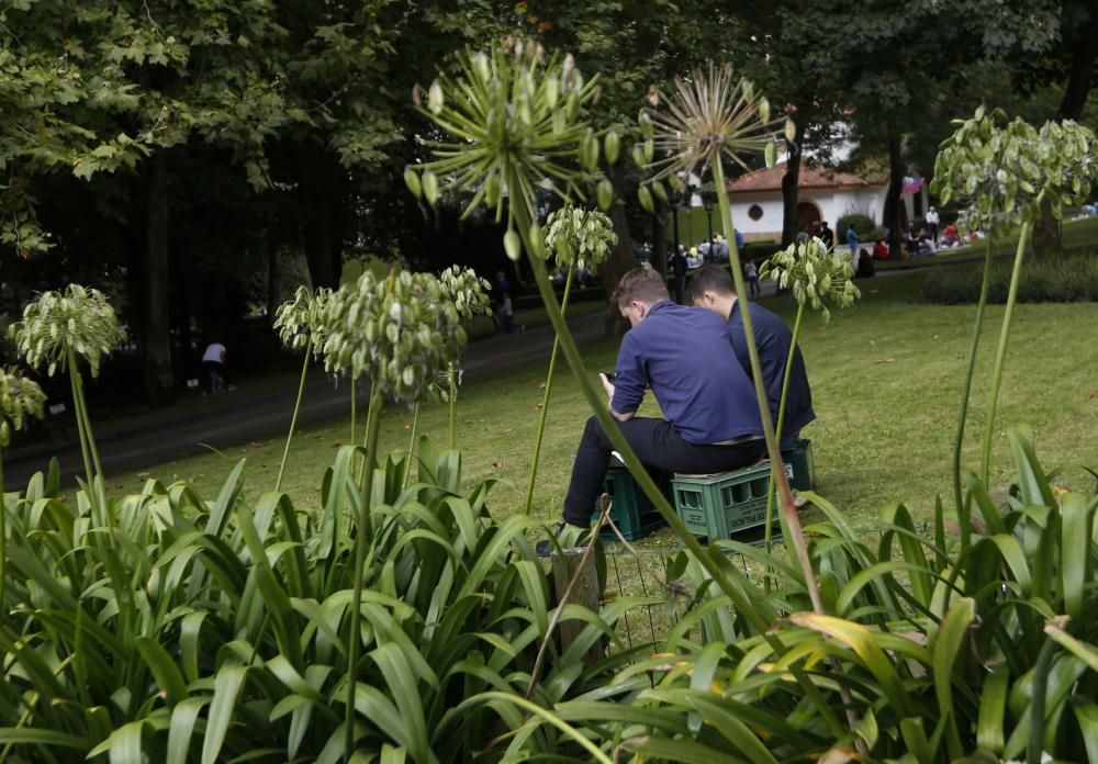 Oviedo celebra el día grande de San Mateo con 7.000 bollos preñaos