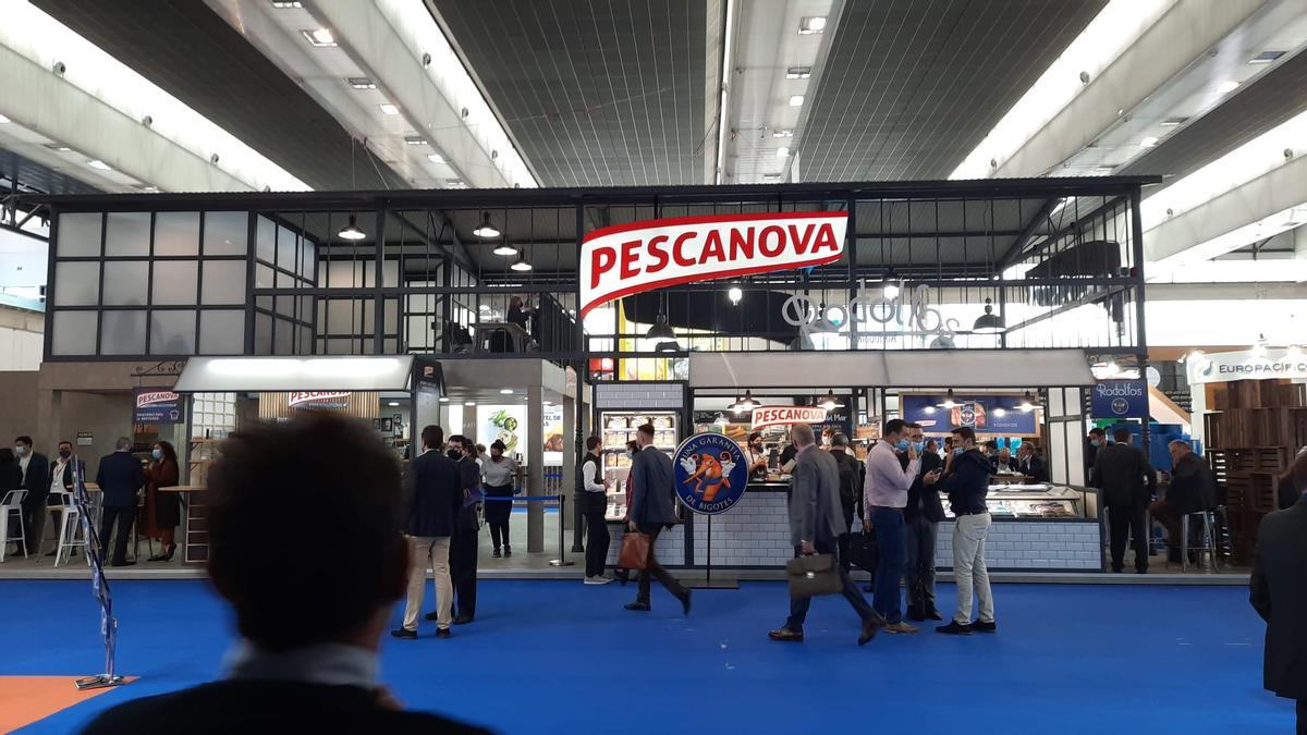 Vista del stand de Nueva Pescanova en la última edición de Conxemar.