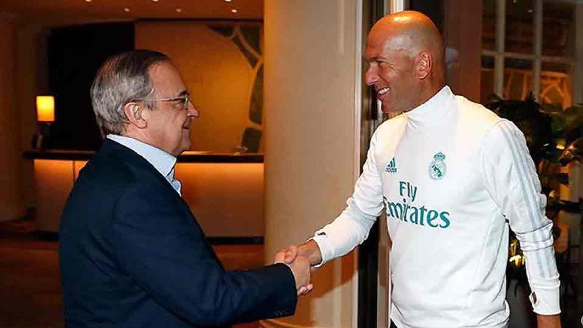 Florentino se reunió con Zidane