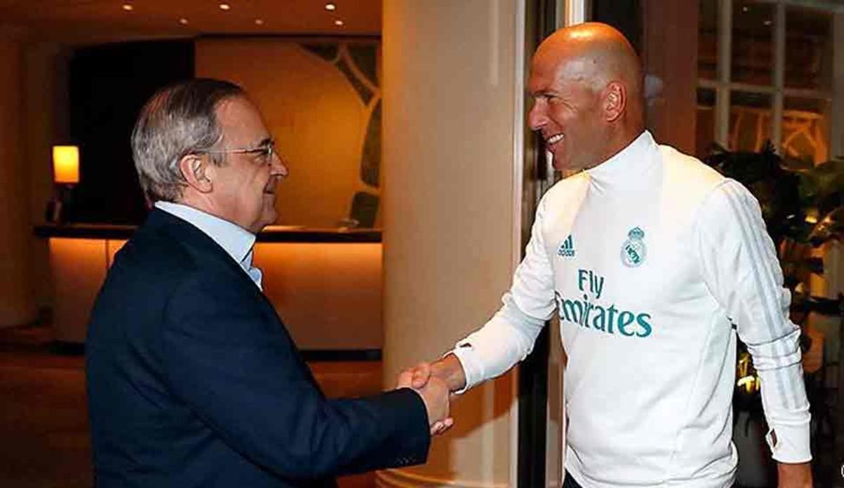 Florentino se reunió con Zidane