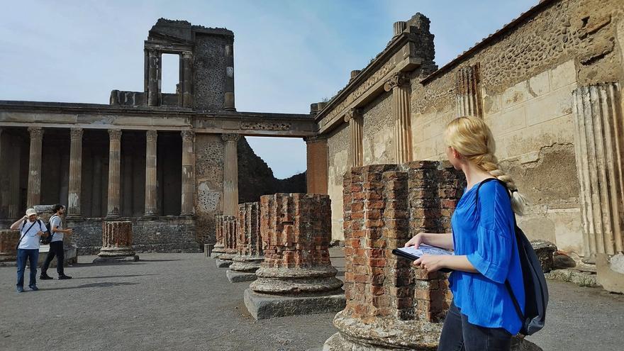 La productora aragonesa Crew Films viaja a Pompeya y Herculano tras los pasos de Roque Joaquín de Alcubierre