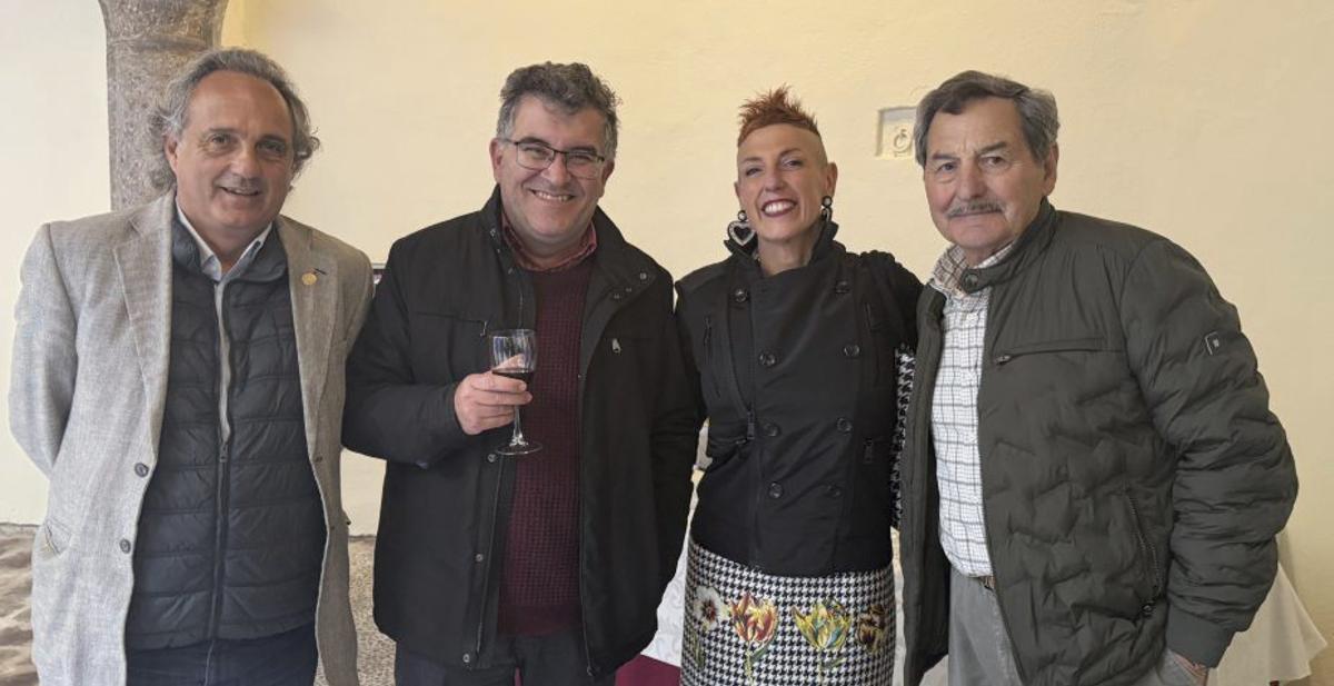 Miquel Gual, Joan Simonet, Lina Amengual y Pep Oliver.