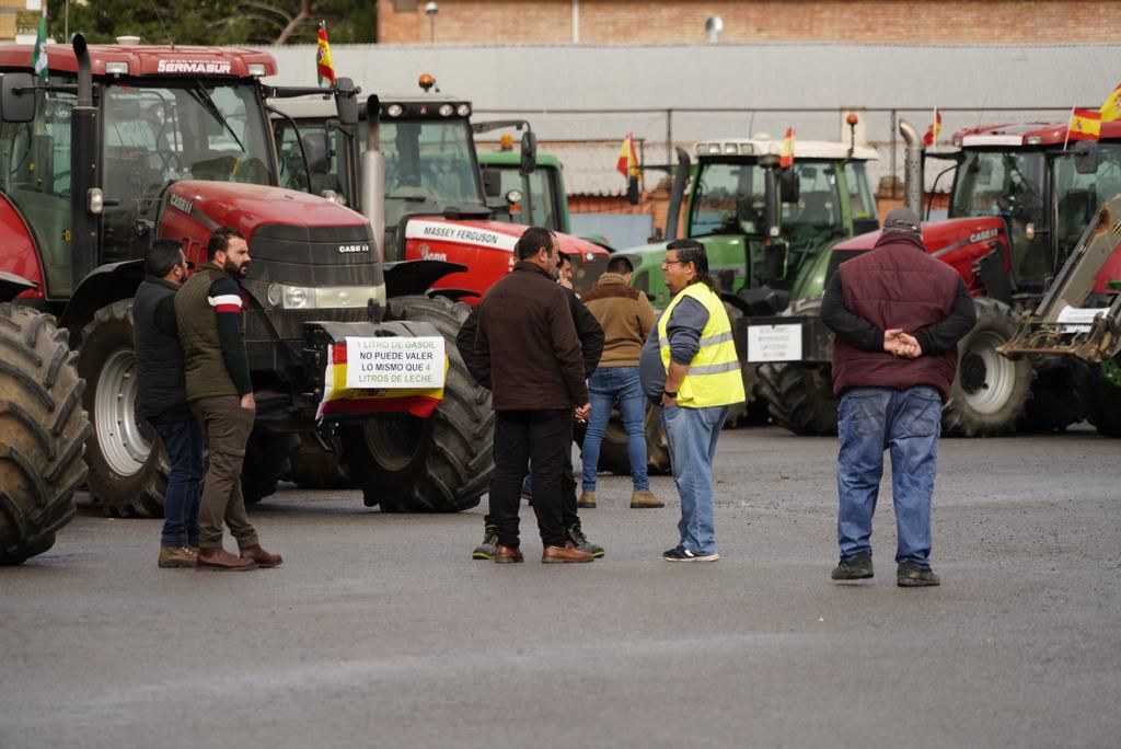 Tractorada en Los Pedroches por la crisis del campo