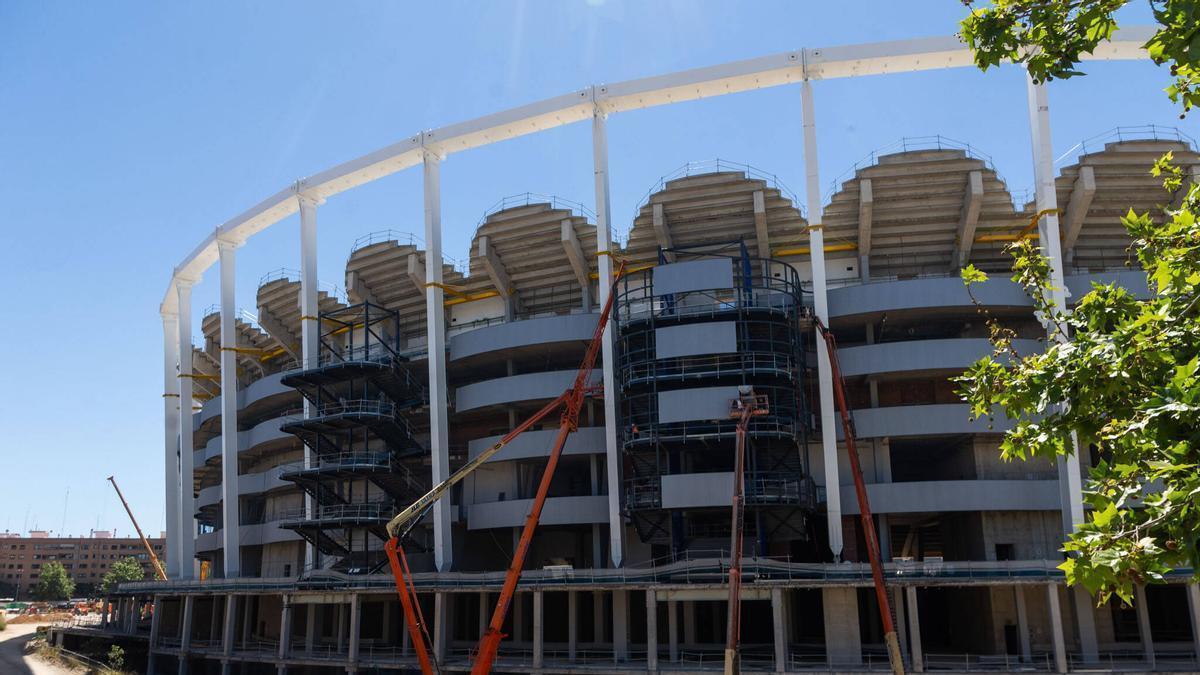 Obras en Nou Mestalla
