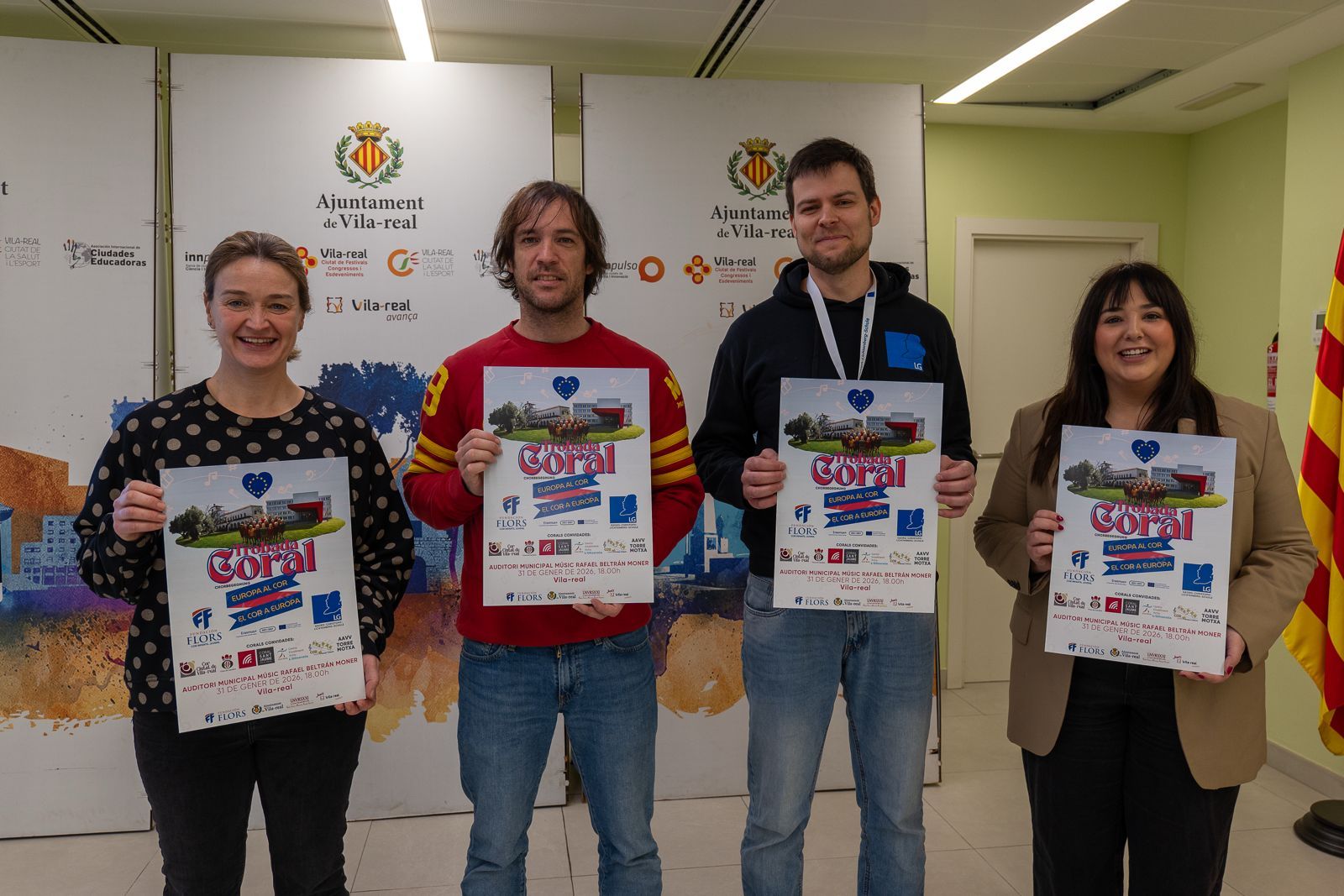 Fotogaleria I L'Ajuntament de Vila-real rep ala participants al concert internacional de corals