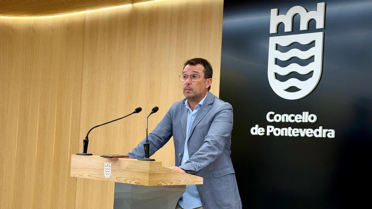 Manuel Fariña, este miércoles en rueda de prensa.