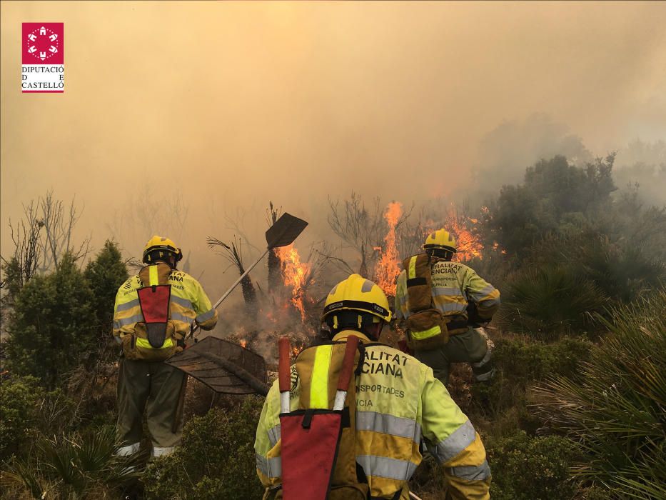 Incendio en Vilafamés