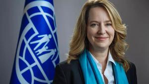 La directora de la Organización Internacional para las Migraciones, Amy Pope.