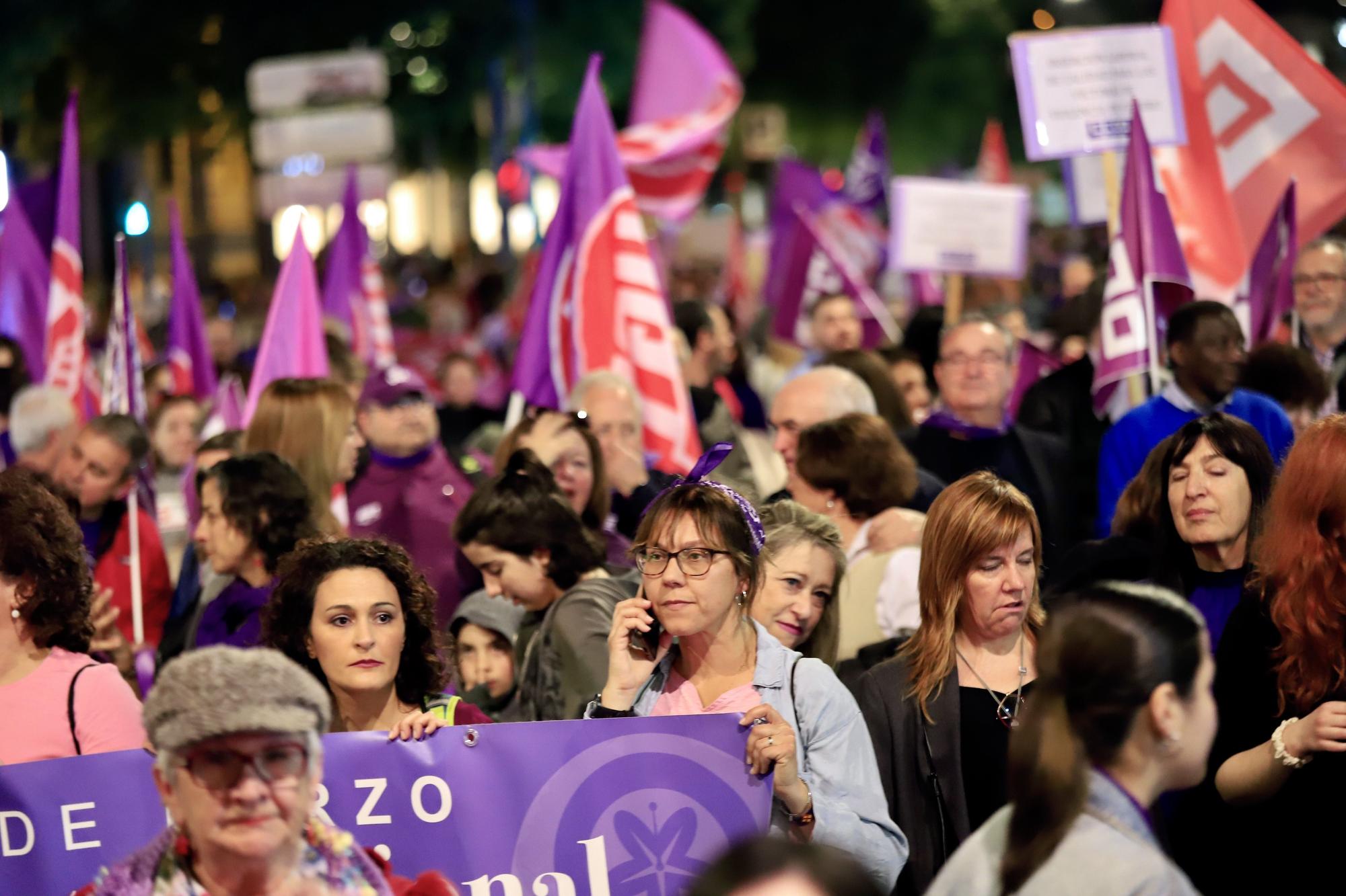 Manifestación del 8M en Murcia