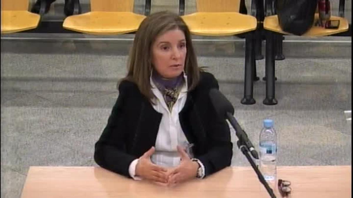 Rosalía Iglesias, durante su declaración en el juicio por el ’caso Gürtel’.