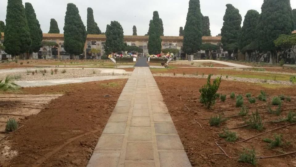 El cementerio de Valencia abre un río seco para depositar las cenizas