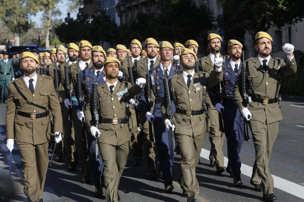 Desfile de la Pascua Militar en Valencia