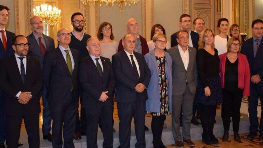 Presentación del grupo de trabajo frente al Reto Demográfico en Madrid. // D.P.