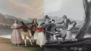 El 'Photoshop de Goya': el personaje borrado que sigue presente en el cuadro como un fantasma