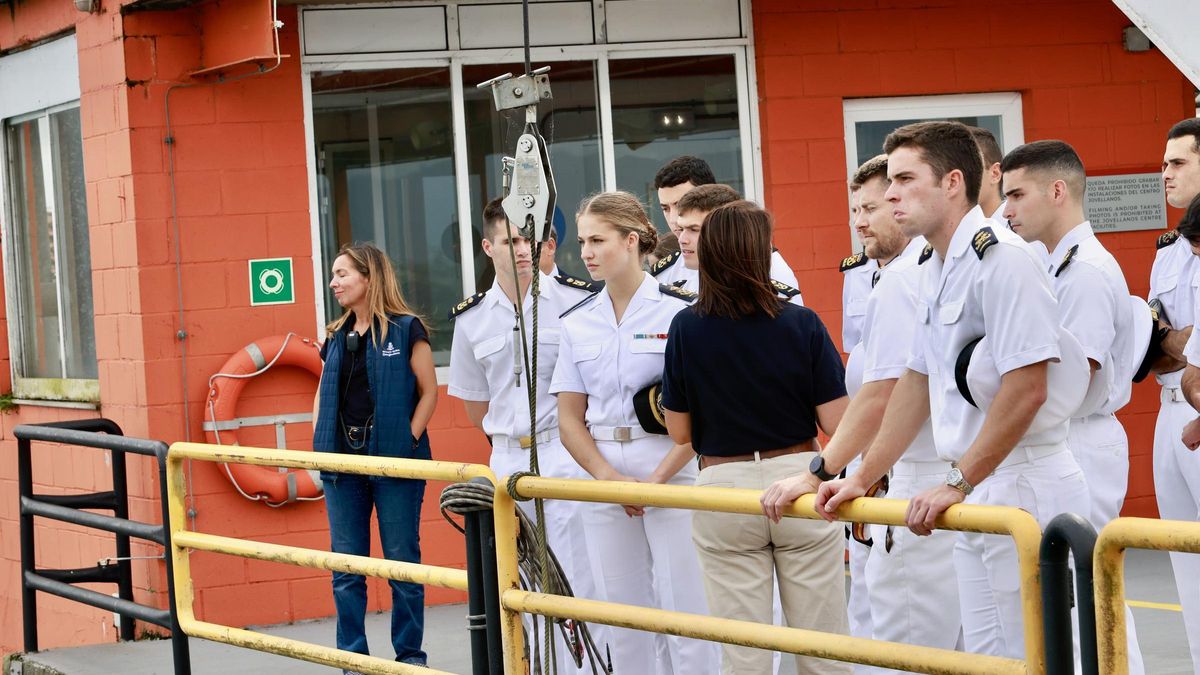 EN IMÁGENES | Así fue la visita de Leonor al centro de Salvamento Marítimo Jovellanos