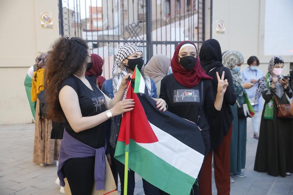 Concentración de apoyo al pueblo palestino en Alicante