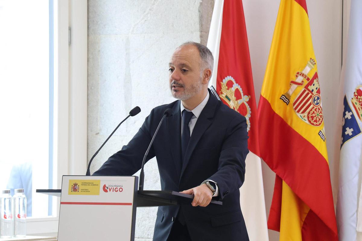 David Regades, delegado del Estado en el Consorcio de la Zona Franca de Vigo.