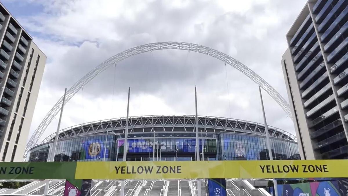 El nuevo Wembley, el estadio de la final de la Liga de Campeones del Borussia Dortmund