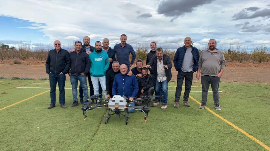 Los participantes en el curso 
de piloto de drones. |‘activos’