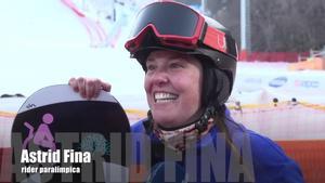 La abanderada del Equipo Paralímpico Español, Astrid Fina, ha sido la encargada de abrir el medallero de la delegación en los Juegos de Invierno de Pyeongyang.