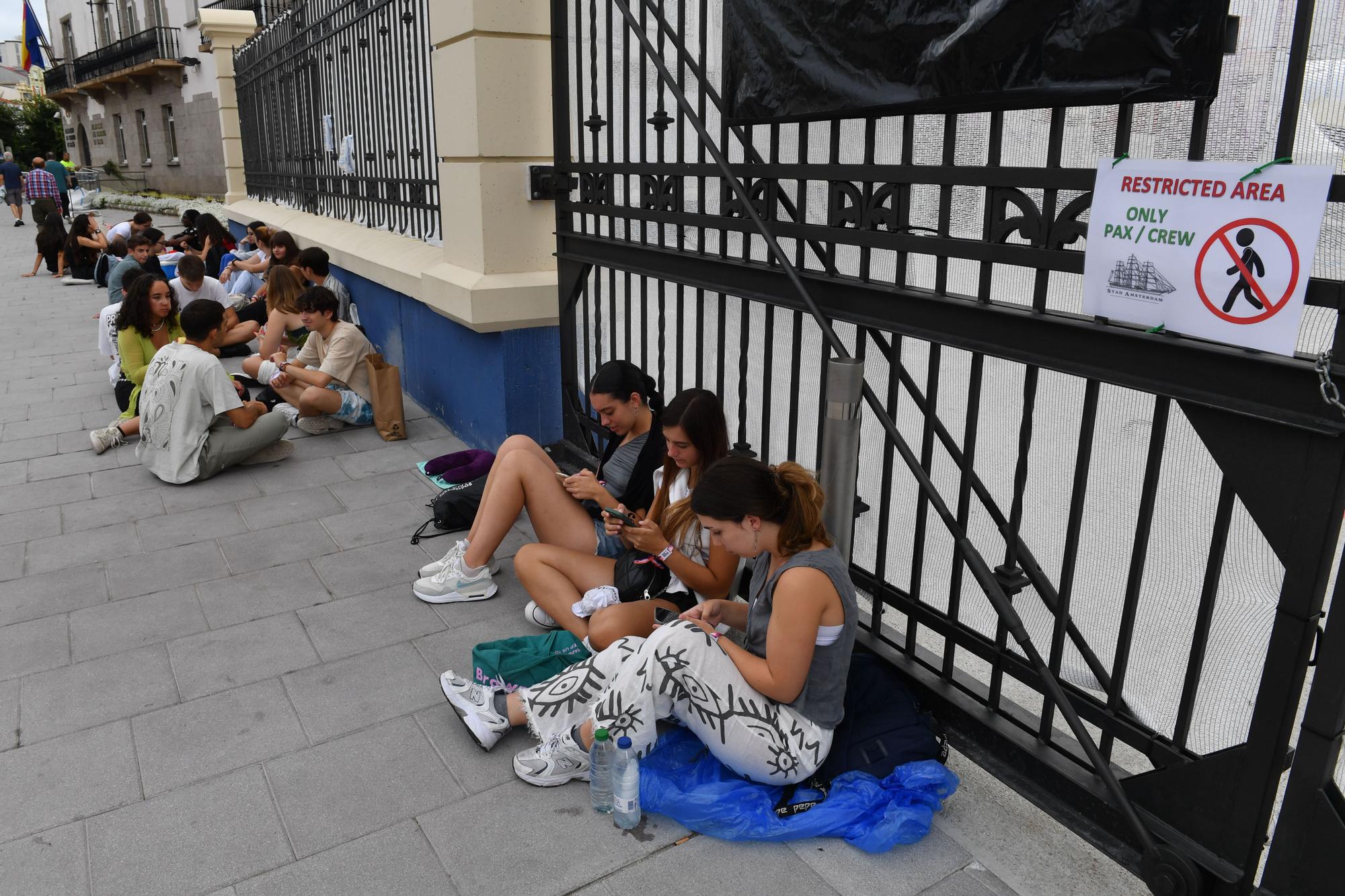 A la cola durante horas para los conciertos del Morriña Fest en A Coruña