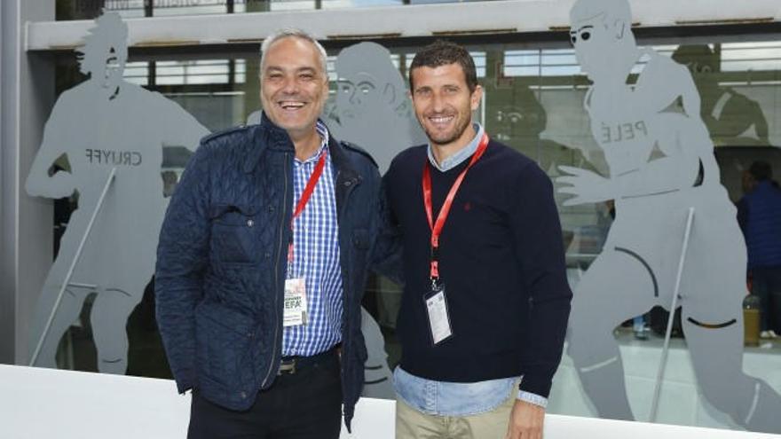 Javi Gracia y Mario Husillos, de curso en Las Rozas