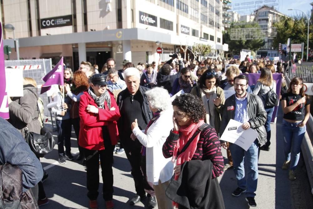 Manifestación en Murcia por el día contra la violencia de género