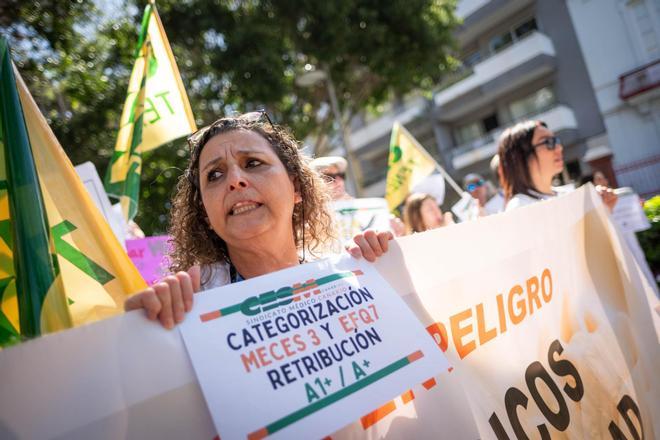 Huelga de médicos en Santa Cruz de Tenerife por el Estatuto Marco