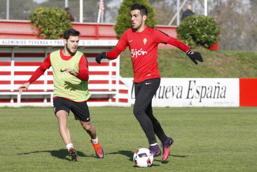 Entrenamiento del Sporting