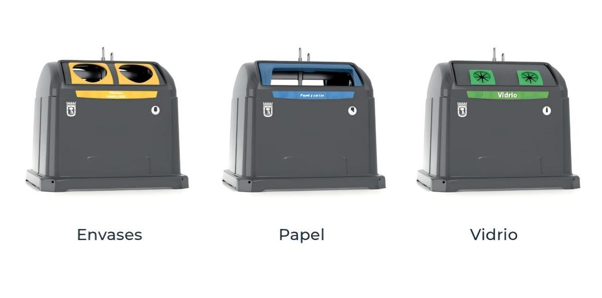 Modelo elegido para la recogida de basura reciclada en Barredos.