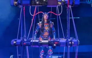 Katy Perry en un concierto en el Palau Sant Jordi