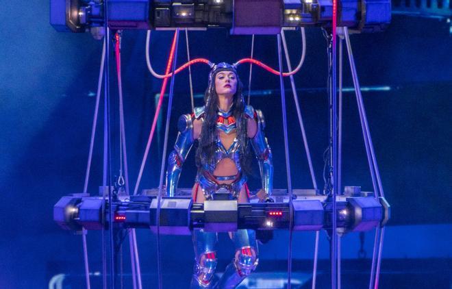 Katy Perry en un concierto en el Palau Sant Jordi