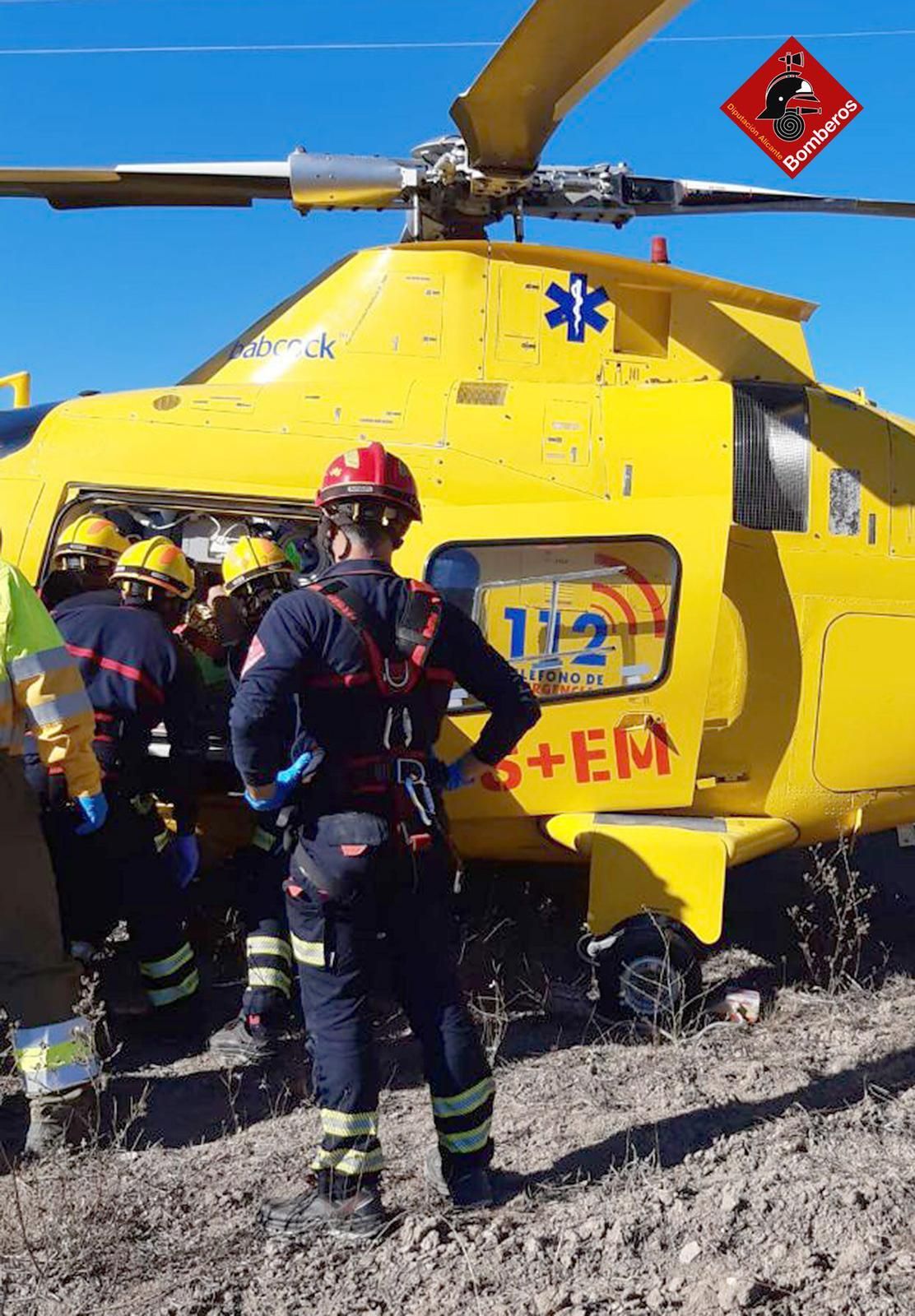 Dos heridos en un accidente de tráfico en Benifallim