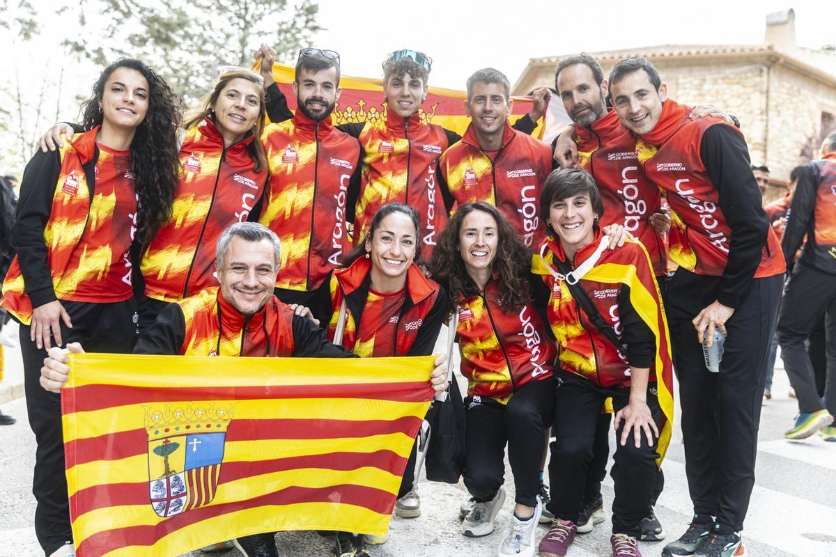 El buen ambiente reinante entre todos los componentes de la selección aragonesa es el secreto del crecimiento de buenos resultados.