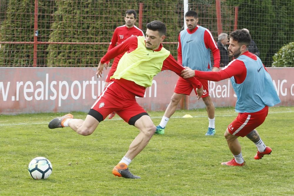 Entrenamiento del Sporting