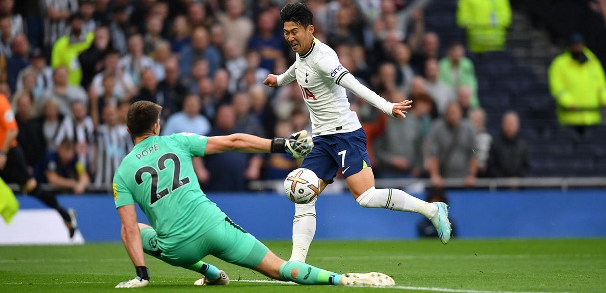 Son durante el último encuentro del Tottenham frente al Newcastle