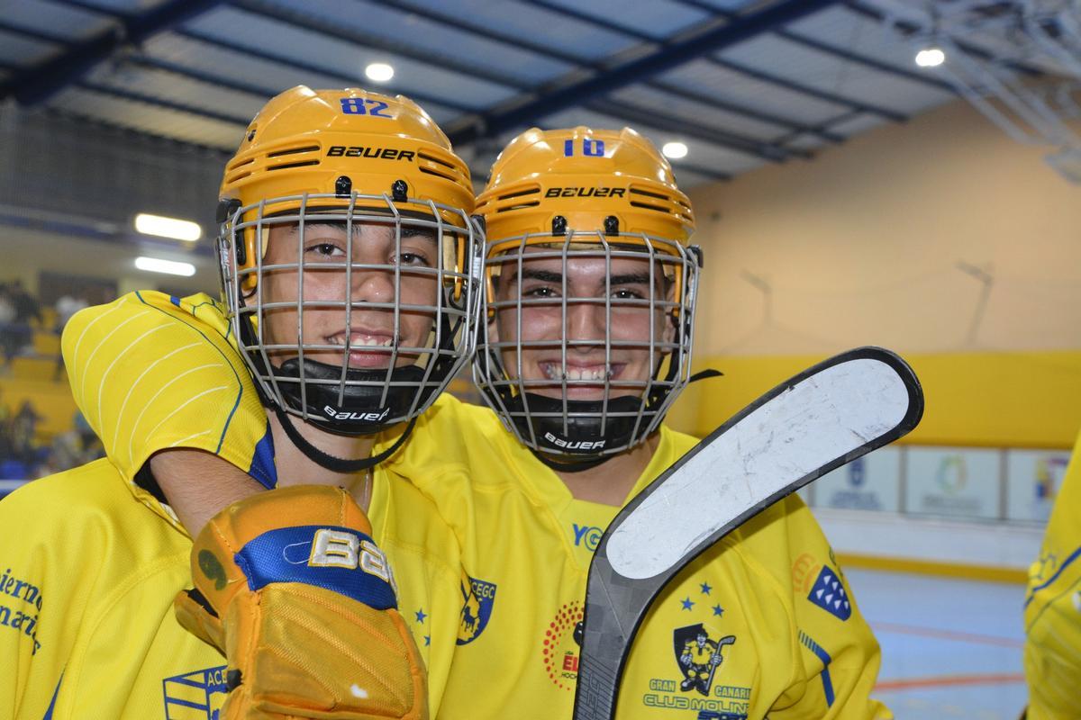 Imagen de archivo de dos jugadores del Molina Sport.