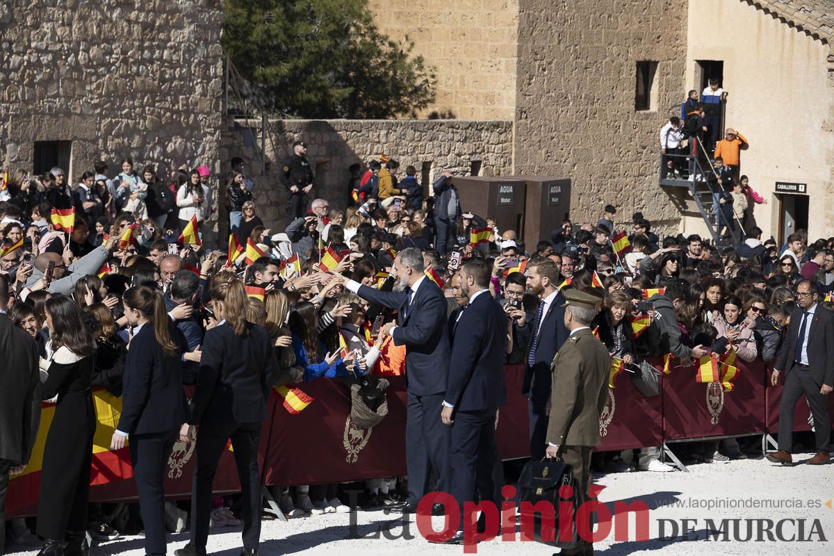 Visita de los reyes de España a Caravaca (explanada de la Basílica)