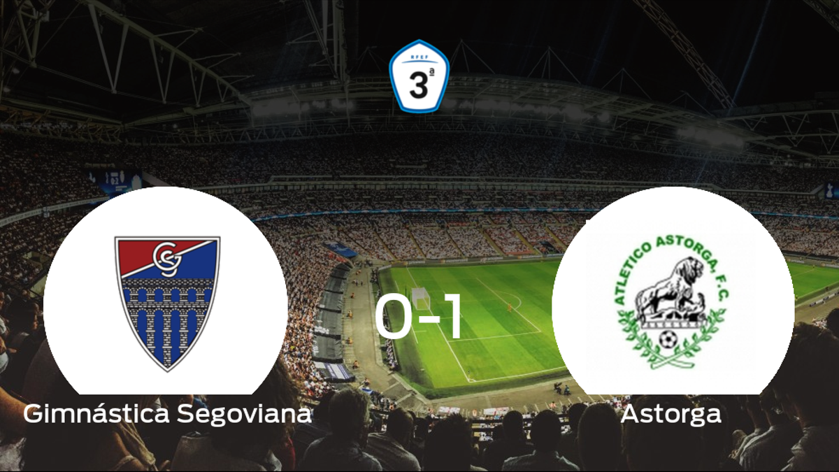 El At. Astorga se lleva los tres puntos frente a la Gimnástica Segoviana (0-1)