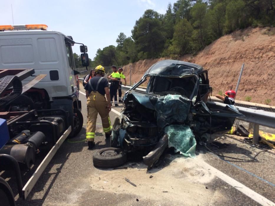 Accident mortal a Castellfollit del Boix