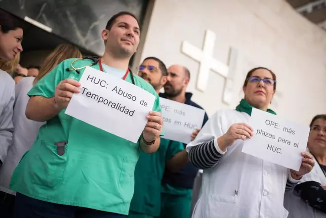 Médicos se manifiestan por las condiciones de la OPE