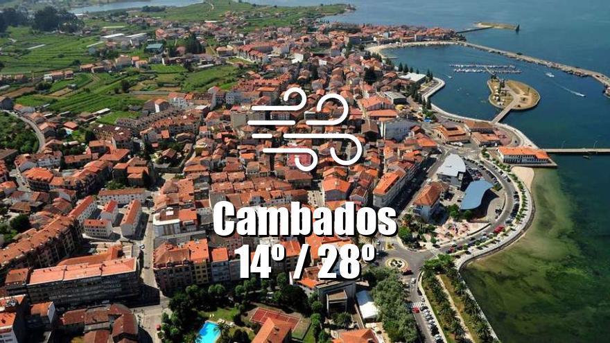El tiempo en Cambados: previsión meteorológica para hoy, miércoles 28 de mayo