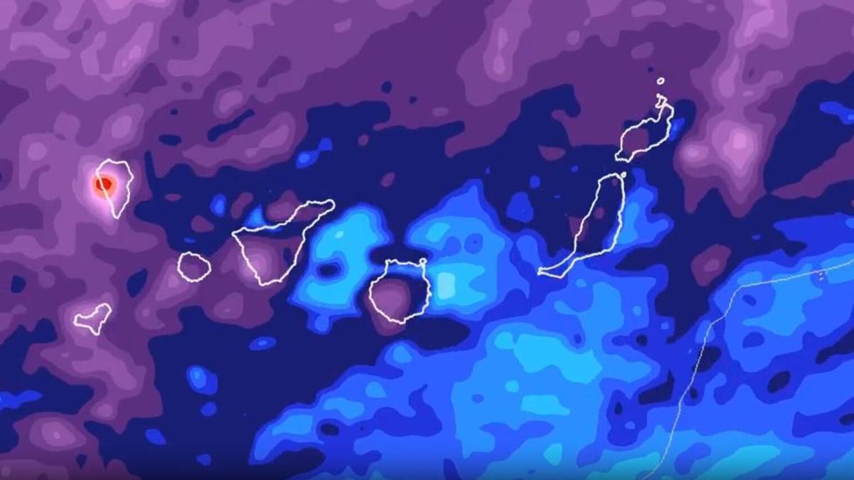 Previsión de lluvia de la borrasca Francis y el nuevo frente en Canarias del 1 al 3 de enero de 2026