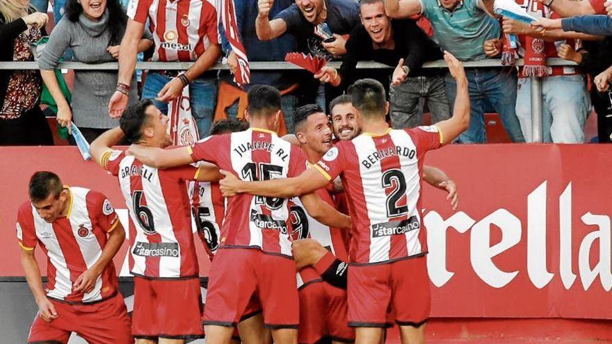 El Girona finalitza la primera volta més a prop d´Europa que del descens